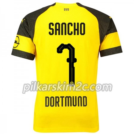 Koszulka Borussia Dortmund Sancho 7 Główna 2018-2019 - Koszulki Piłkarskie
